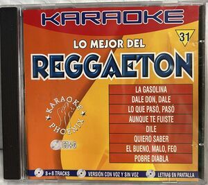 Lo Mejor Del Reggaeton 31 [Audio CD+G 617091278029] Reggaeton Karaoke * Like New